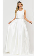Load image into Gallery viewer, Simple &amp; Classy A-Line Gown - PY8678B - OFF-WHITE / XS