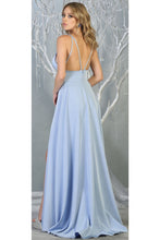 Load image into Gallery viewer, La Merchandise LA1704 Simple Sexy Double Strap Long Evening Gown - - LA Merchandise