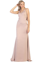 Load image into Gallery viewer, Simple Yet Sexy Long Dress - LA1779 - TAUPE / 4