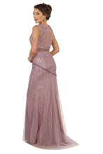 Load image into Gallery viewer, Sleeveless embroiderer &amp; sequins mesh dress- LA7524 - - LA Merchandise