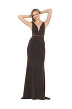 Load image into Gallery viewer, Sleeveless Prom Dress LA1698 - BRONZE / 12 - Dress