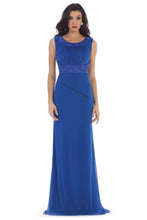 Load image into Gallery viewer, Sleeveless sequins chiffon dress with lace jacket- MQ1450