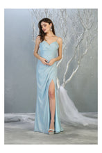 Load image into Gallery viewer, Spaghetti Strap Evening Dress LA1730 - Baby Blue / 4 - Dress