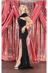 Load image into Gallery viewer, La Merchandise LA1943 Full Sequined Gown Red Carpet Gown - - LA Merchandise