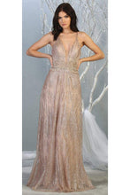 Load image into Gallery viewer, Special Occasion Glitter Formal Dress - COFFEE / 2