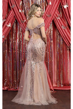 Load image into Gallery viewer, Special Occasion Rosegold Evening Gown - Dress