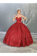 Load image into Gallery viewer, Strapless Quinceanera Ball Gown LA138 - Red / 20 - Dress