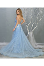 Load image into Gallery viewer, Strappy Evening Gown with Detachable Train - LA7823 - Dress
