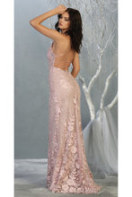 Load image into Gallery viewer, Strappy Evening Gown with Detachable Train - LA7823 - Dress