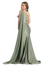 Load image into Gallery viewer, Stretchy Prom Dress With Cape