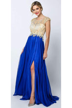 Load image into Gallery viewer, Stunning Special Occasion Dress - Royal Blue / S