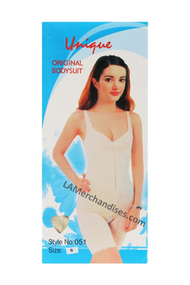 6 Pack Unique Long Leg Full Body Shaper Waist Trainer - LASH051 - Beige - LA Merchandise