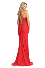 Load image into Gallery viewer, V-neckline Spaghetti Strap Prom Dress