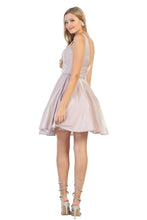 Load image into Gallery viewer, V-neckline Short Cocktail Dress